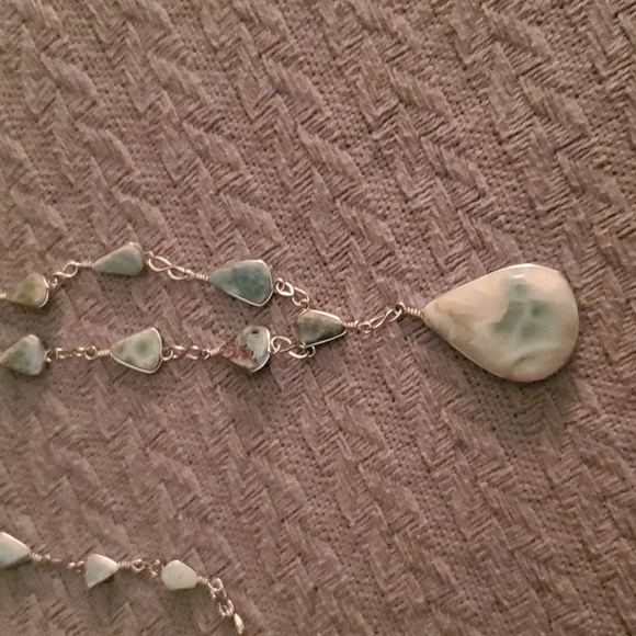 Genuine Larimar Necklace from Puerto Rico - Picture 2 of 4